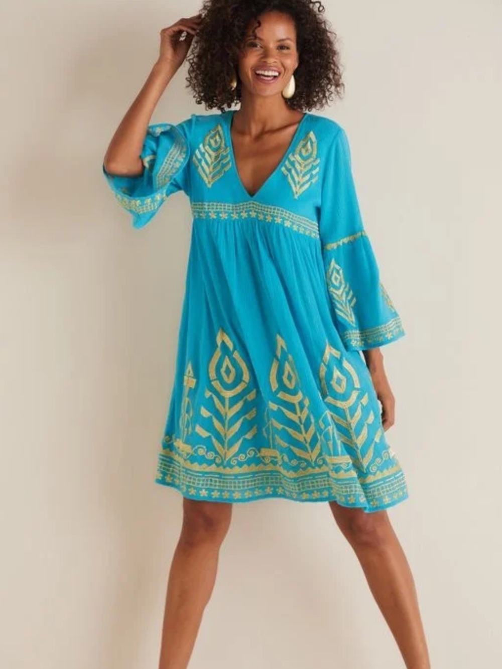 Soft Surroundings Turquoise Dress